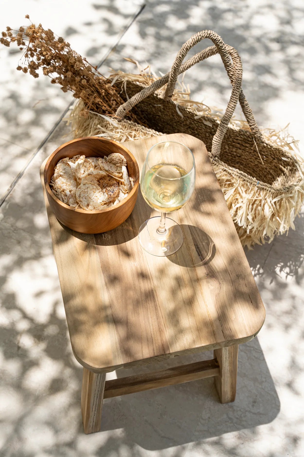 The Teak Root Salad Bowl - S in wood — handmade luxury bowl curated by Laiyahome — view 2