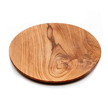 The Teak Root Round Plate - XL in wood — handmade luxury dinner plate curated by Laiyahome