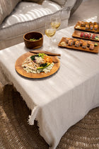 The Teak Root Round Plate - L in wood — handmade luxury dinner plate curated by Laiyahome — view 2