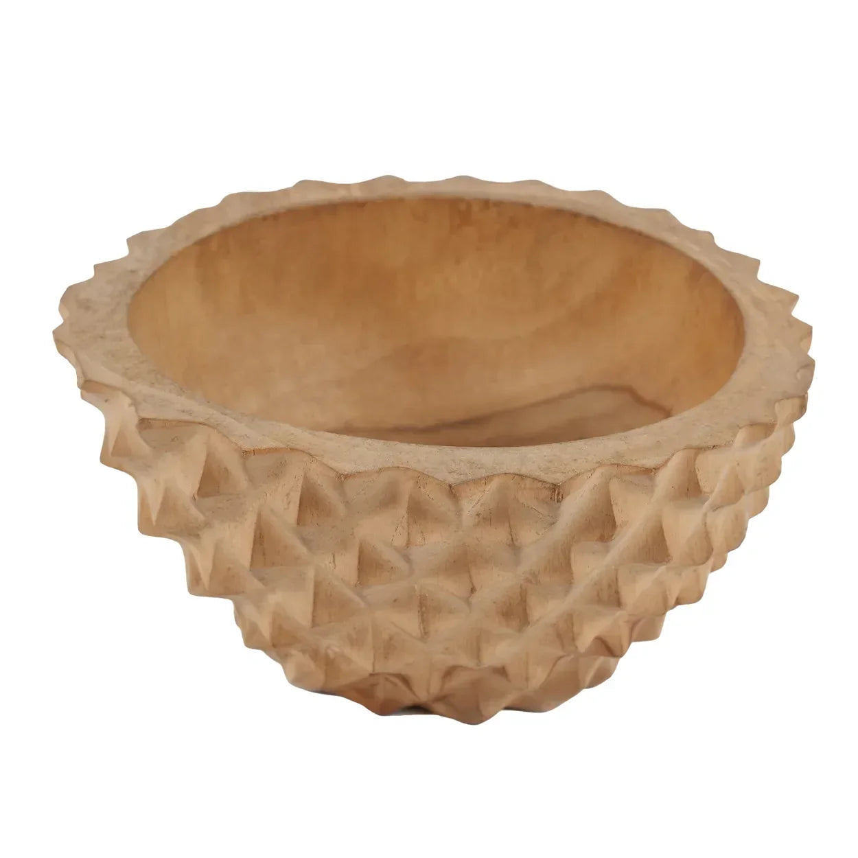 The Teak Root Durian Bowl - M in wood — handmade luxury bowl curated by Laiyahome — view 3