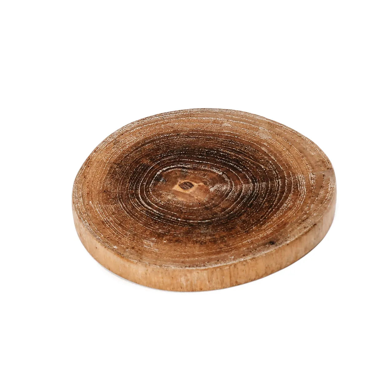 The Teak Root Boho Coaster in wood — handmade luxury coaster curated by Laiyahome — view 3