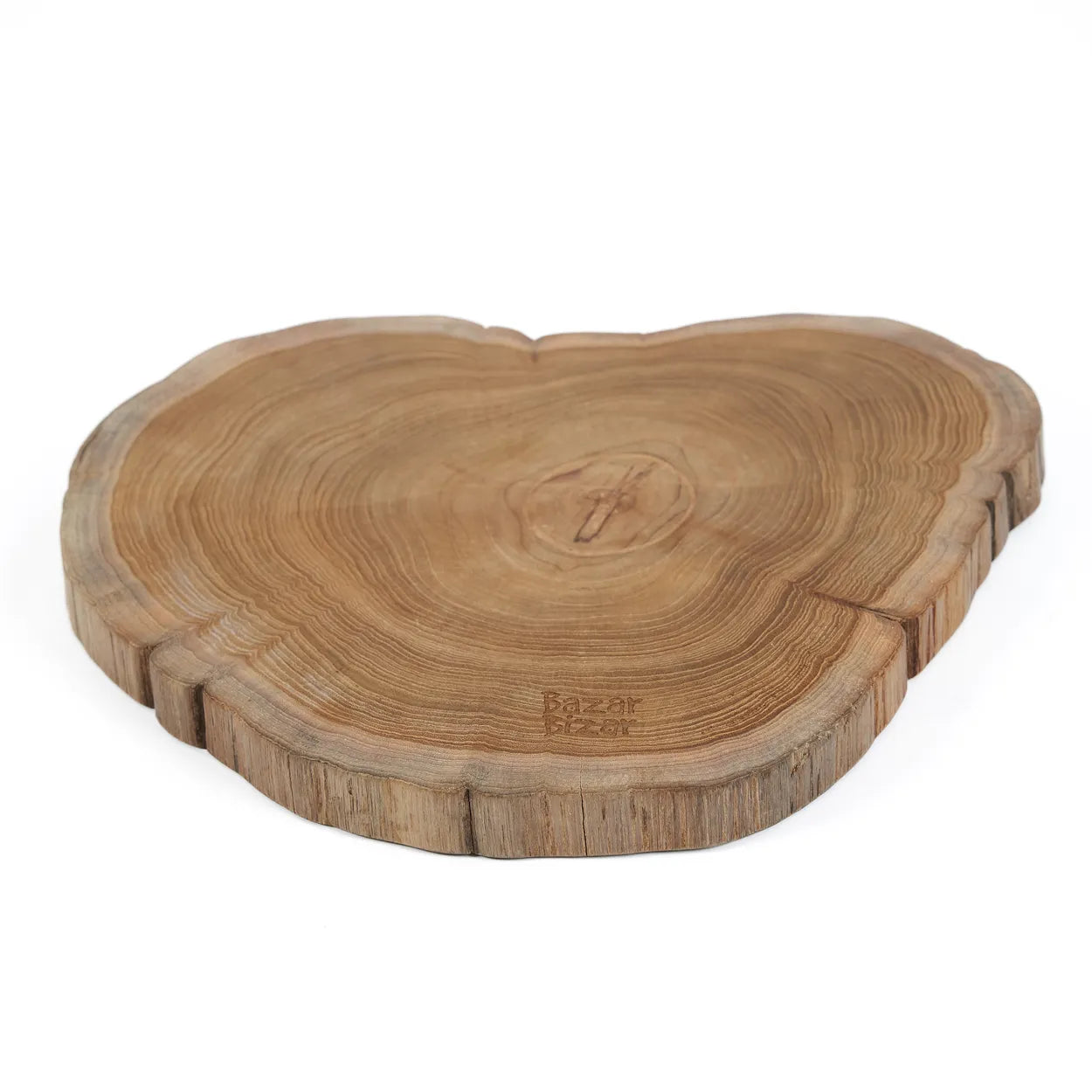 The Teak Root Cutting Board in wood — handmade luxury cutting board curated by Laiyahome — view 3