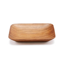 The Teak Root Side Dish - Rectangular in wood — handmade luxury dinner plate curated by Laiyahome — view 3