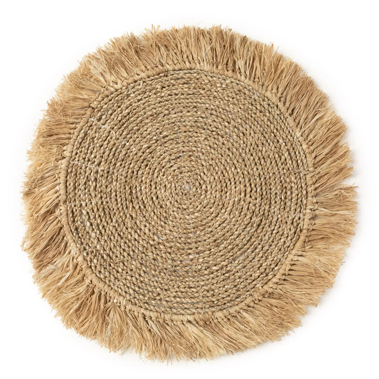 The Seagrass Raffia Placemat - Natural in seagrass — handmade luxury placemat curated by Laiyahome — view 3