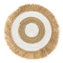 The Seagrass Raffia Placemat - Natural White in seagrass — handmade luxury placemat curated by Laiyahome — view 3