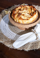 The Seagrass Raffia Placemat - Natural White in seagrass — handmade luxury placemat curated by Laiyahome — view 4