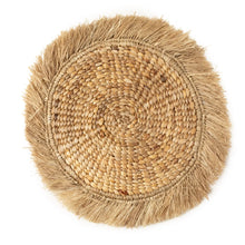 The Water Hyacinth Raffia Placemat - Natural in raffia — handmade luxury placemat curated by Laiyahome — view 3