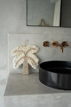 The Cotton Shell Palm Tree - White Natural