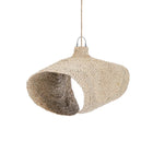 The Qubba Pendant - Natural - XL in seagrass — handmade luxury pendant lamp curated by Laiyahome — view 3
