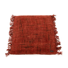 The Oh My Gee Cushion Cover - Cherry Red - 60x60 in cotton — handmade luxury cushion cover curated by Laiyahome — view 3