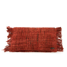 The Oh My Gee Cushion Cover - Cherry Red - 30x50 in cotton — handmade luxury cushion cover curated by Laiyahome — view 3