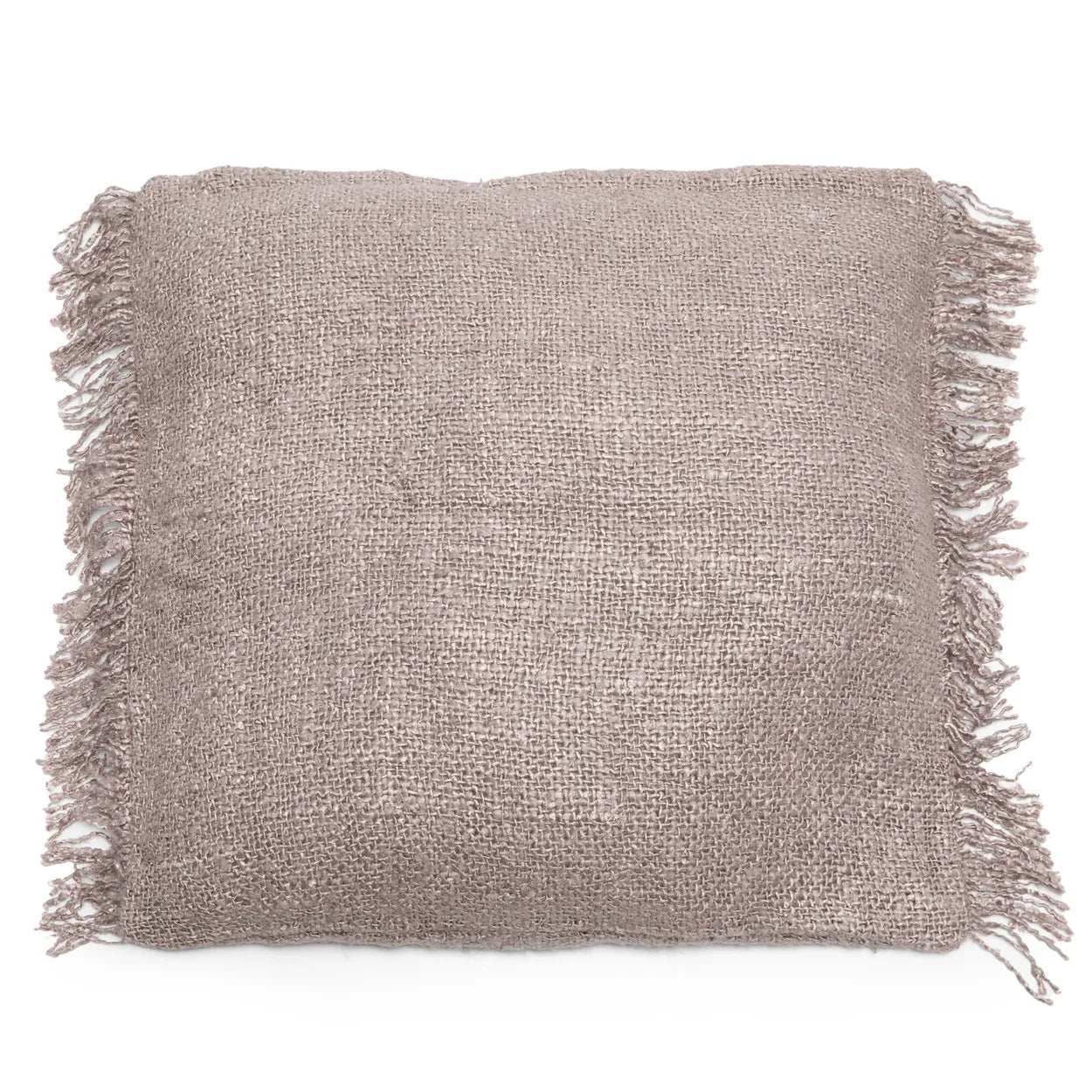 The Oh My Gee Cushion Cover - Pearl Grey - 60x60 in cotton — handmade luxury cushion cover curated by Laiyahome — view 3