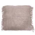 The Oh My Gee Cushion Cover - Pearl Grey - 60x60 in cotton — handmade luxury cushion cover curated by Laiyahome — view 3
