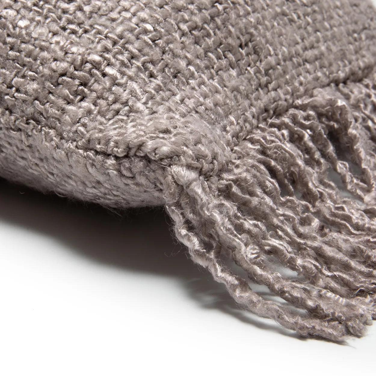 The Oh My Gee Cushion Cover - Pearl Grey - 35x100 in cotton — handmade luxury cushion cover curated by Laiyahome — view 4
