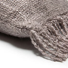 The Oh My Gee Cushion Cover - Pearl Grey - 35x100 in cotton — handmade luxury cushion cover curated by Laiyahome — view 4