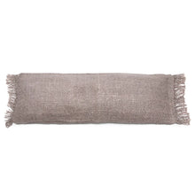 The Oh My Gee Cushion Cover - Pearl Grey - 35x100 in cotton — handmade luxury cushion cover curated by Laiyahome — view 3