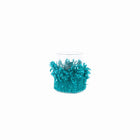 The Oh My Gee Candle Holder - Aqua - M in cotton — handmade luxury tea light holder curated by Laiyahome — view 3