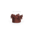 The Oh My Gee Candle Holder - Burgundy Velvet - M in velvet — handmade luxury tea light holder curated by Laiyahome — view 3