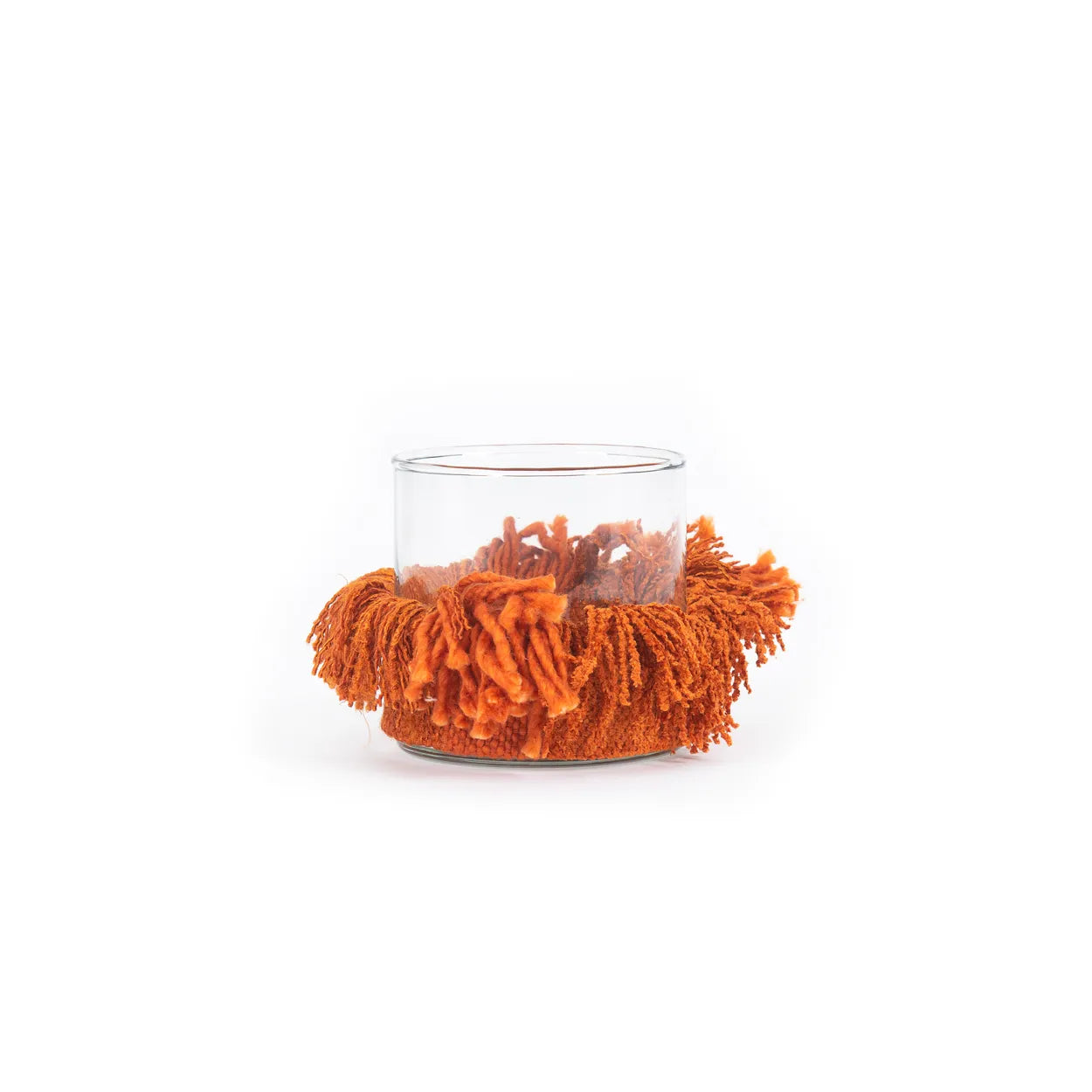 The Oh My Gee Candle Holder - Rust Velvet - S in velvet — handmade luxury tea light holder curated by Laiyahome — view 3