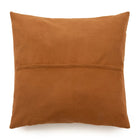 The Four Panel Leather Cushion Cover - Camel - 60x60 in leather — handmade luxury cushion cover curated by Laiyahome — view 4