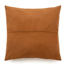 The Four Panel Leather Cushion Cover - Camel - 60x60 in leather — handmade luxury cushion cover curated by Laiyahome — view 4