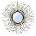 The Tropical Mirror - Black - L in rattan — handmade luxury wall mirror curated by Laiyahome — view 3