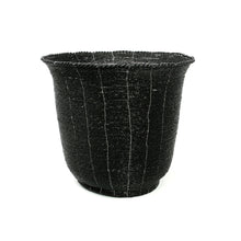 The Beaded Bowl High - Black - L in plastic — handmade luxury bowl curated by Laiyahome — view 2