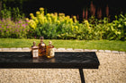 The Herringbone High Table - Black - 140cm in wood — handmade luxury console table curated by Laiyahome — view 4