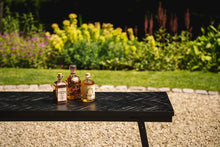 The Herringbone High Table - Black - 140cm in wood — handmade luxury console table curated by Laiyahome — view 4