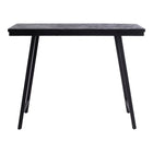 The Herringbone High Table - Black - 140cm in wood — handmade luxury console table curated by Laiyahome — view 3