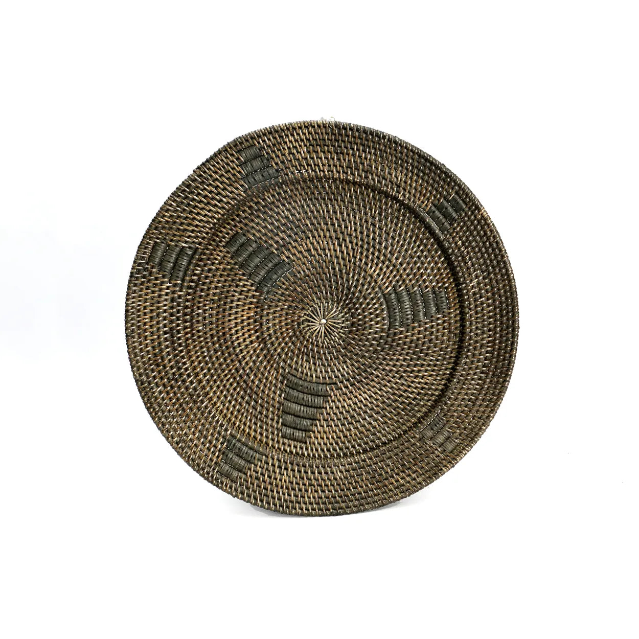 The Jasmine Plate - Brown - S in rattan — handmade luxury wall decoration curated by Laiyahome — view 3