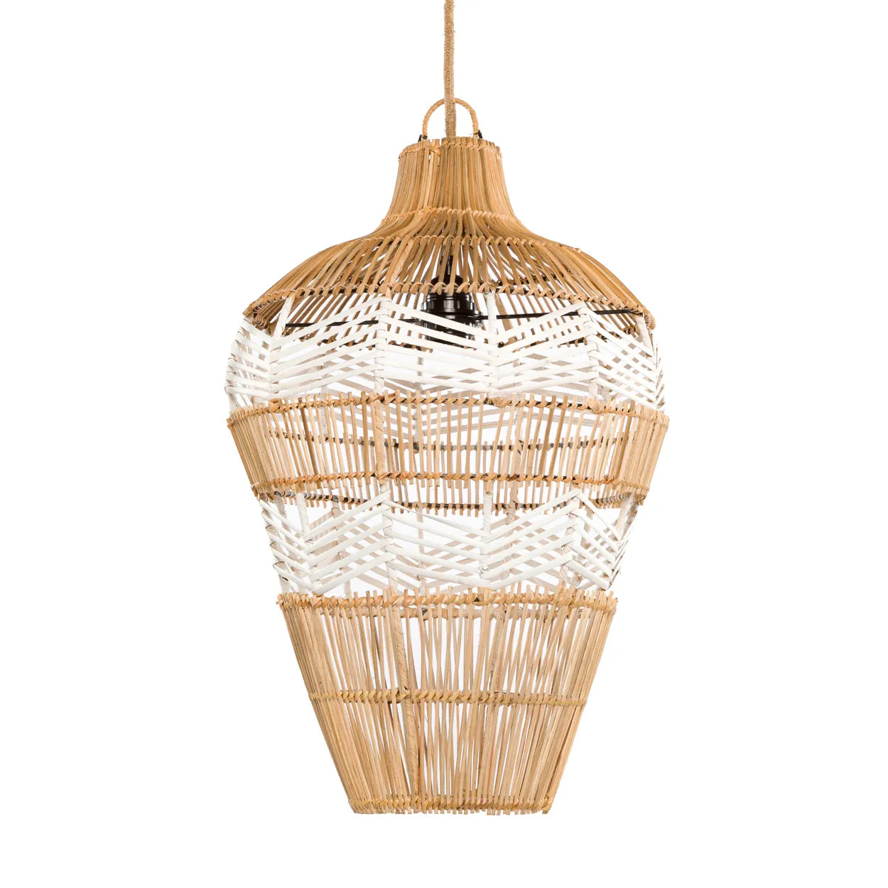 Pendentif Vase - Blanc naturel - M