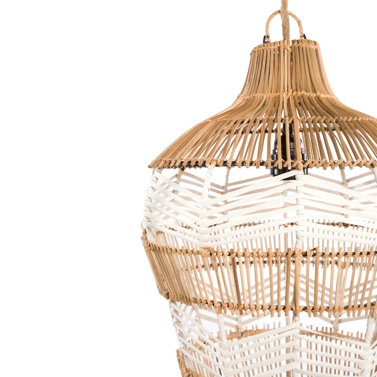 Pendentif Vase - Blanc naturel - M