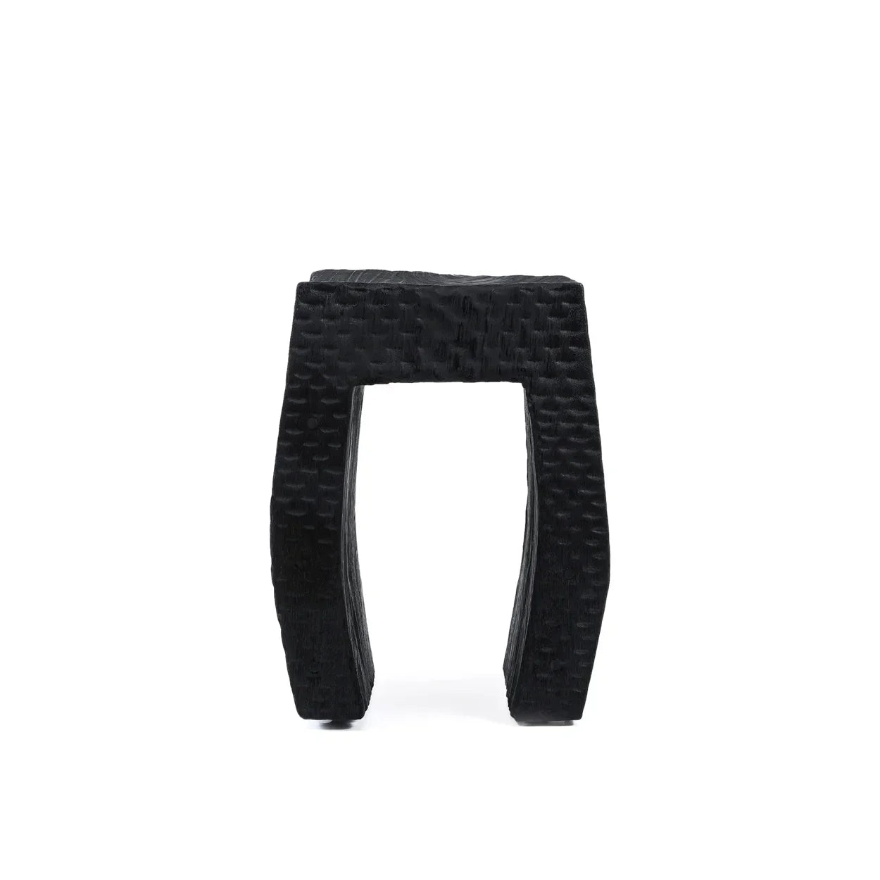 The Montano Stool - Black in wood — handmade luxury stool curated by Laiyahome — view 3