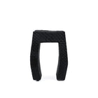 The Montano Stool - Black in wood — handmade luxury stool curated by Laiyahome — view 3
