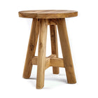 The Atziri Stool - Natural in wood — handmade luxury stool curated by Laiyahome — view 3