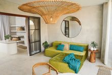 The Sky Pendant - Natural - XXL in rattan — handmade luxury pendant lamp curated by Laiyahome — view 2