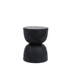 The Montreal Stool - Black in wood — handmade luxury stool curated by Laiyahome