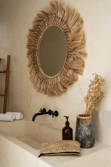 The Pretty Blonde Mirror - Natural - L in glass — handmade luxury wall mirror curated by Laiyahome — view 4