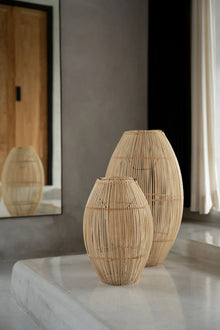 The Zuri Pendant - Natural - M in rattan — handmade luxury pendant lamp curated by Laiyahome — view 4