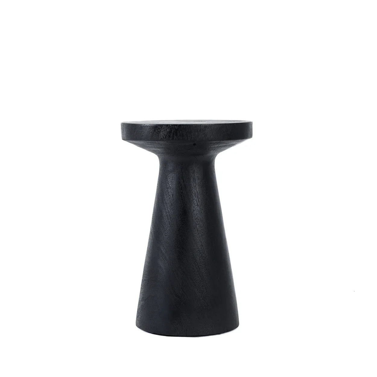 The Fiji Side Table - Black in wood — handmade luxury side table curated by Laiyahome — view 3