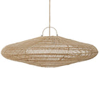 The Macaron Pendant - Natural - XXL - 200 in rattan — handmade luxury pendant lamp curated by Laiyahome — view 2