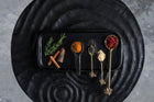 The Burned Tapas Plate in terracotta — handmade luxury dinner plate curated by Laiyahome — view 4