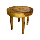 The Suar Side Table - Natural in wood — handmade luxury side table curated by Laiyahome