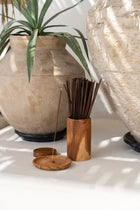 The Teak Root Jar - L in wood — handmade luxury storage jar curated by Laiyahome — view 2