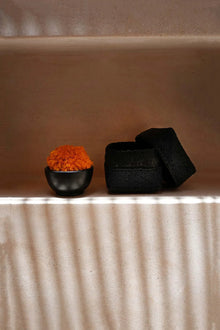 The Beaded Basket - Black - S in bamboo — handmade luxury storage basket curated by Laiyahome — view 4