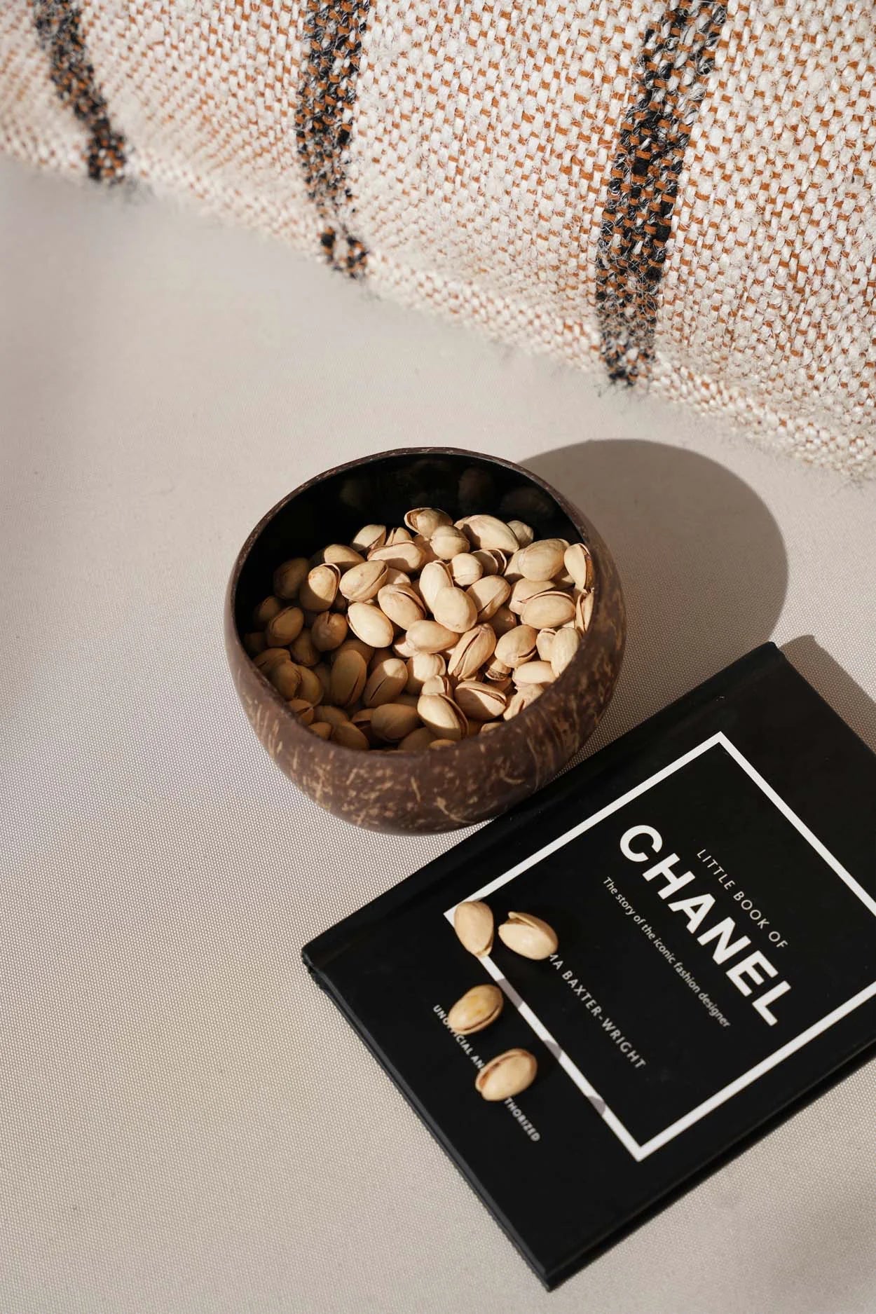 The Coco Food Bowl - Natural Black in coconut — handmade luxury bowl curated by Laiyahome — view 4