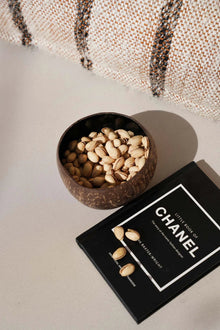 The Coco Food Bowl - Natural Black in coconut — handmade luxury bowl curated by Laiyahome — view 4