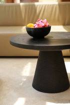 The Burned Bowl - Black - L in terracotta — handmade luxury bowl curated by Laiyahome — view 4