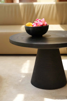 The Burned Bowl - Black - L in terracotta — handmade luxury bowl curated by Laiyahome — view 4